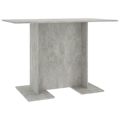 800247 vidaXL Dining Table Concrete Grey 110x60x75 cm Engineered Wood