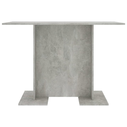 800247 vidaXL Dining Table Concrete Grey 110x60x75 cm Engineered Wood