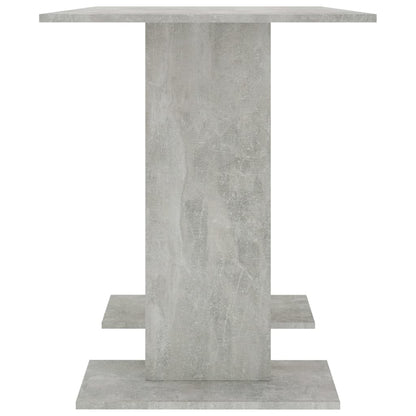 800247 vidaXL Dining Table Concrete Grey 110x60x75 cm Engineered Wood
