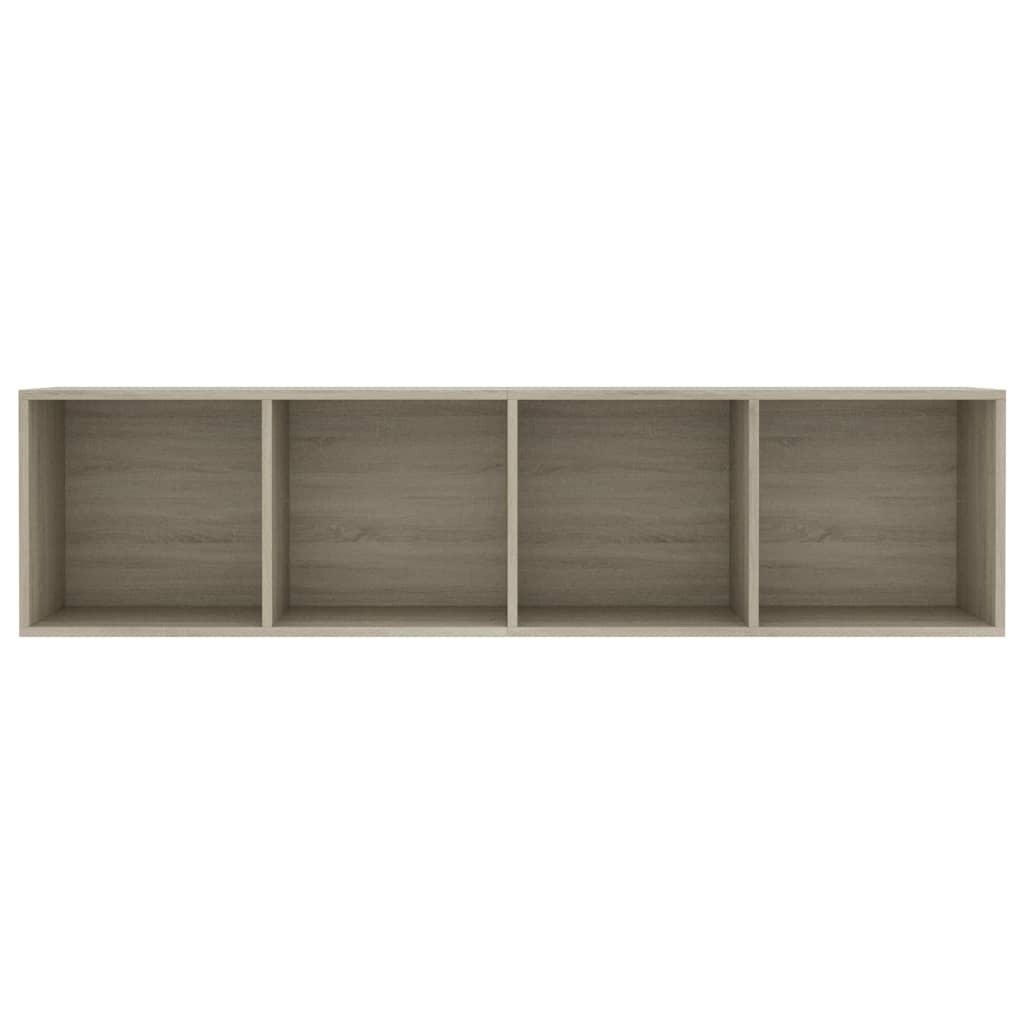 vidaXL Book Cabinet/TV Cabinet Sonoma Oak 143x30x36 cm