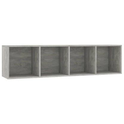 800265 vidaXL Book Cabinet/TV Cabinet Concrete Grey 143x30x36 cm