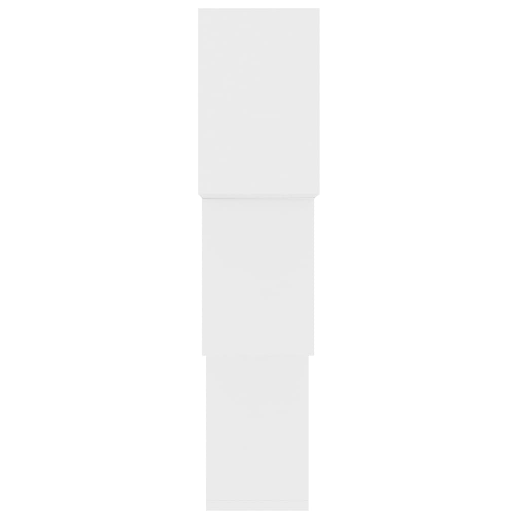 vidaXL Cube Wall Shelf White 68x15x68 cm Engineered Wood
