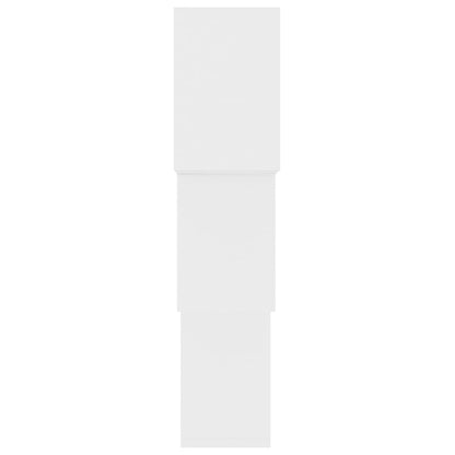 vidaXL Cube Wall Shelf White 68x15x68 cm Engineered Wood