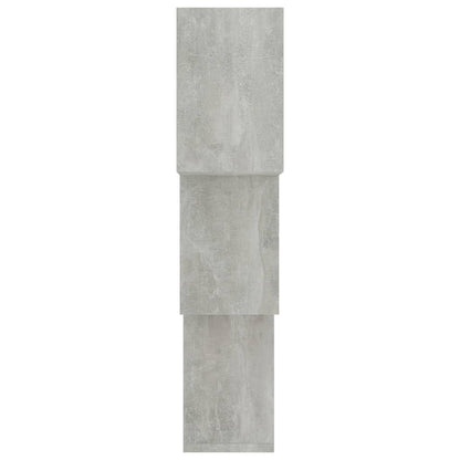 vidaXL Cube Wall Shelf Concrete Grey 68x15x68 cm Engineered Wood