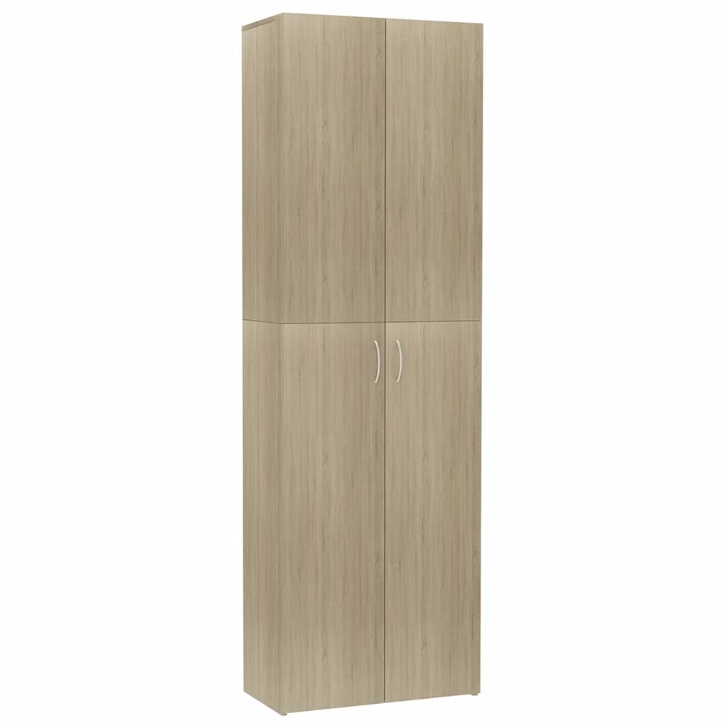 vidaXL Office Cabinet | Sonoma oak | Engineered wood | 190 cm height