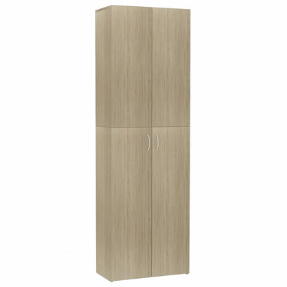 vidaXL Office Cabinet | Sonoma oak | Engineered wood | 190 cm height