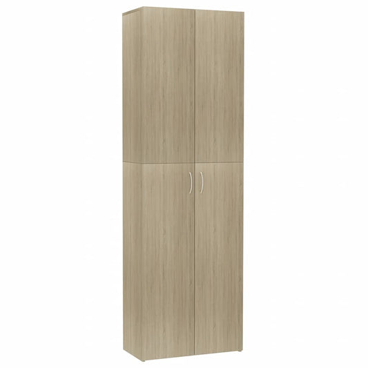vidaXL Office Cabinet | Sonoma oak | Engineered wood | 190 cm height