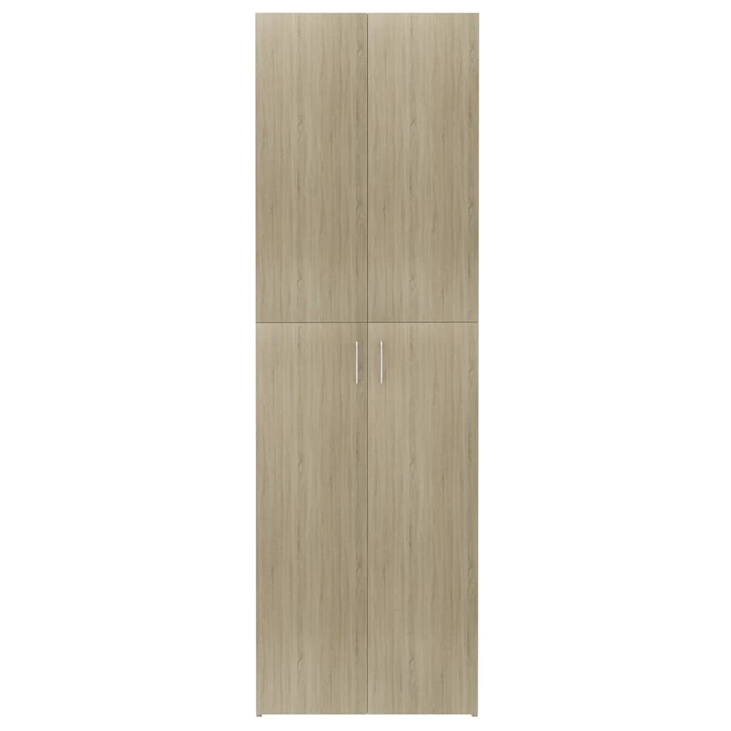 vidaXL Office Cabinet | Sonoma oak | Engineered wood | 190 cm height