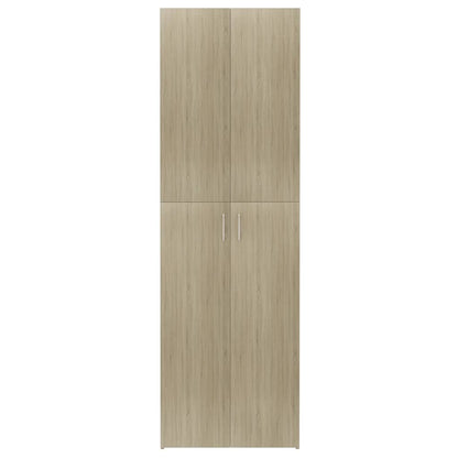 vidaXL Office Cabinet | Sonoma oak | Engineered wood | 190 cm height
