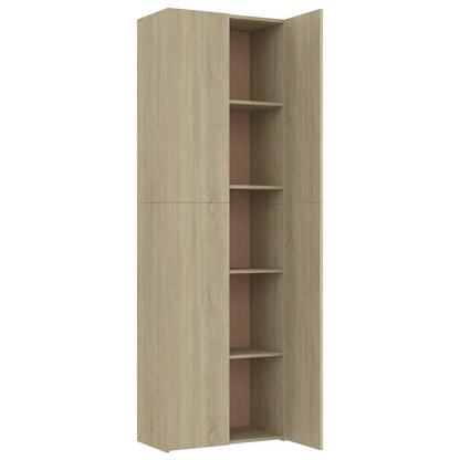 vidaXL Office Cabinet | Sonoma oak | Engineered wood | 190 cm height