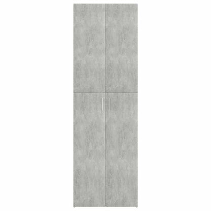 vidaXL Office Cabinet | Concrete grey | Engineered wood | Tall storage