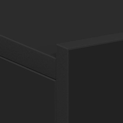 vidaXL Floating Nightstand Black 40x30x15 cm Engineered Wood