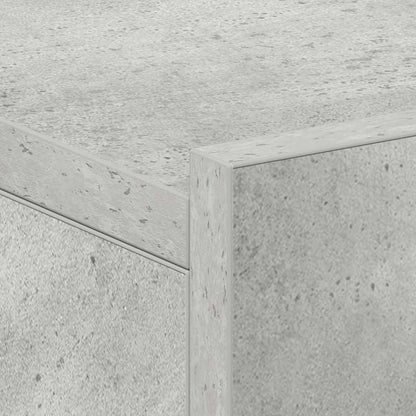 vidaXL Floating Nightstands 2 pcs Concrete Grey 40x30x15 cm
