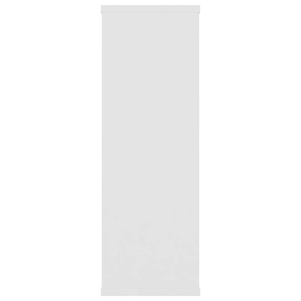 vidaXL Wall Shelf | White | Engineered Wood | Medium | Wall mounting