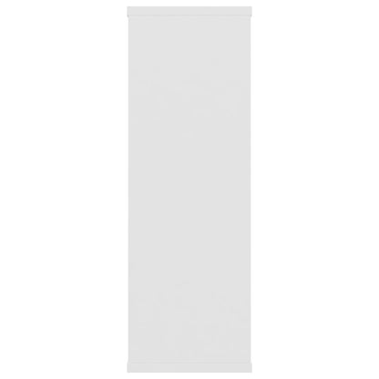 vidaXL Wall Shelf | White | Engineered Wood | Medium | Wall mounting