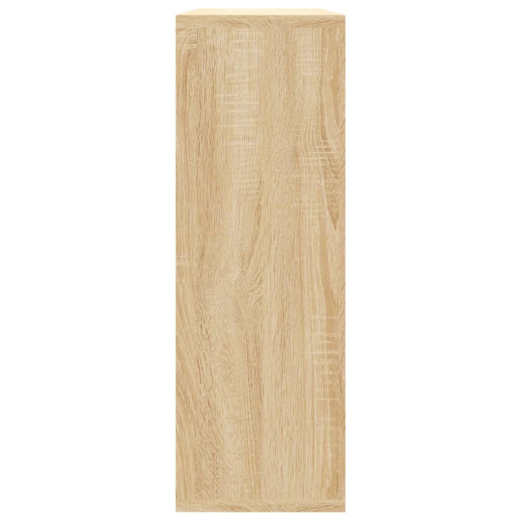 vidaXL Wall Shelf Sonoma Oak 104x20x58.5 cm Engineered Wood