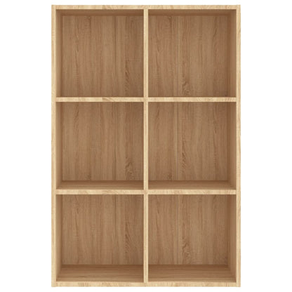 vidaXL Book Cabinet/Sideboard Sonoma Oak 66x30x98 cm Engineered Wood