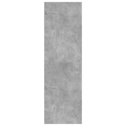vidaXL Book Cabinet/Sideboard Concrete Grey 66x30x98cm Engineered Wood