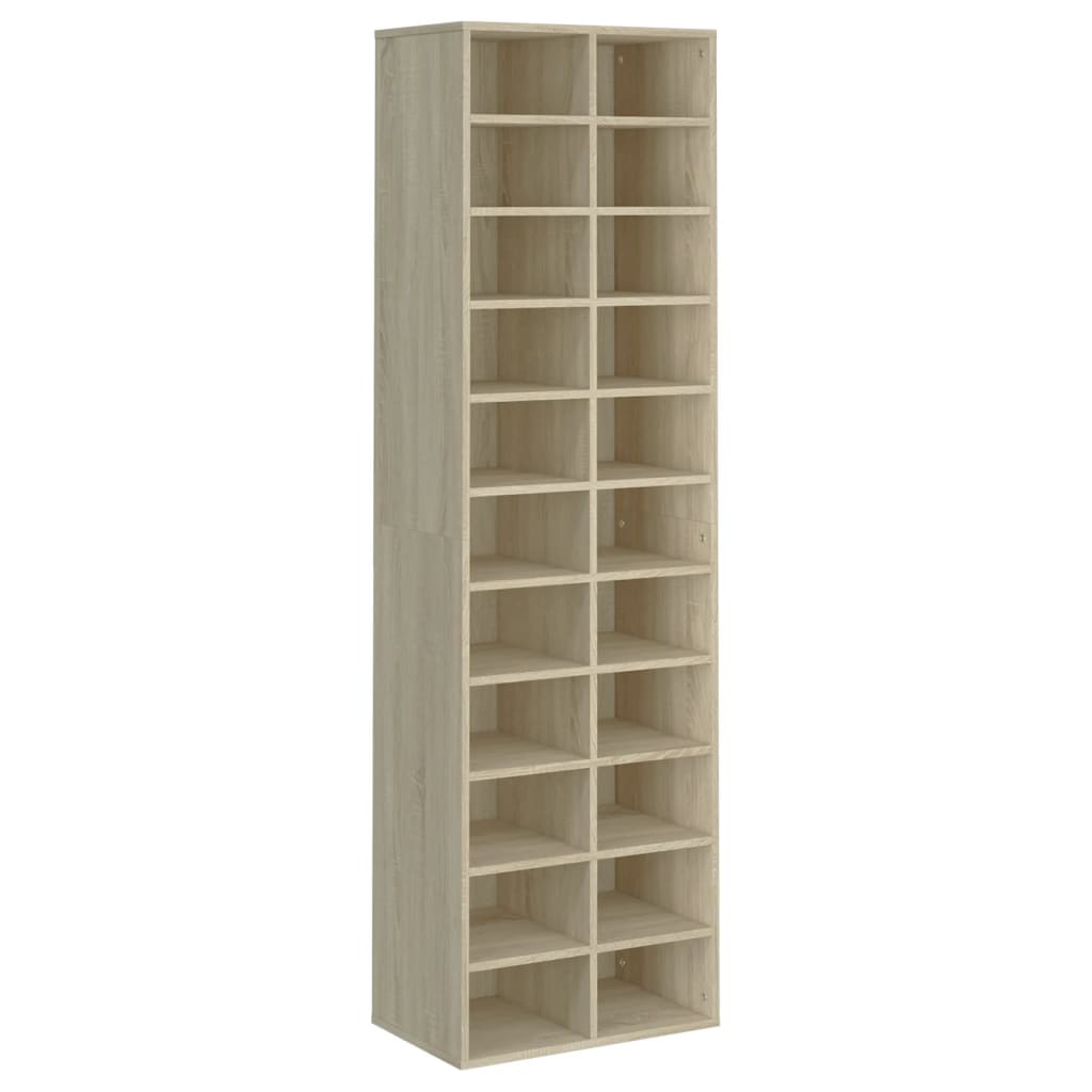 vidaXL Shoe Cabinet | Sonoma oak | Engineered wood | Large | Shoe Cabinet