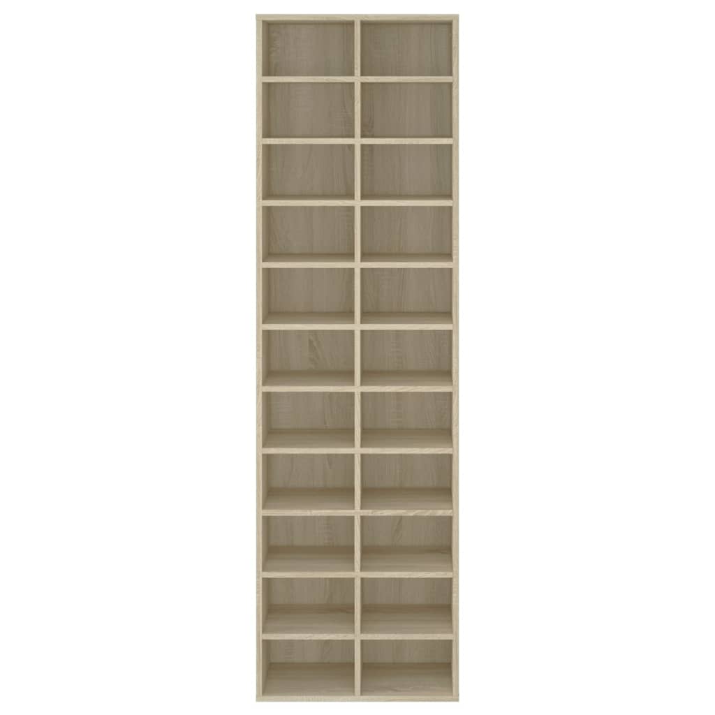 vidaXL Shoe Cabinet | Sonoma oak | Engineered wood | Large | Shoe Cabinet