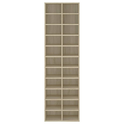 vidaXL Shoe Cabinet | Sonoma oak | Engineered wood | Large | Shoe Cabinet