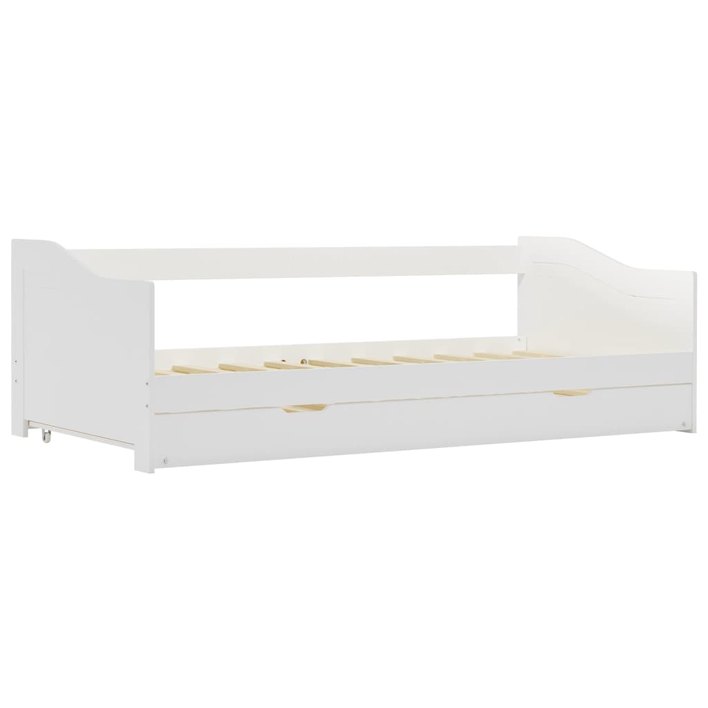 vidaXL Sofa Bed Frame | White | Pine wood, Plywood | Single/Double