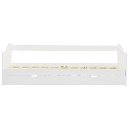 vidaXL Sofa Bed Frame | White | Pine wood, Plywood | Single/Double
