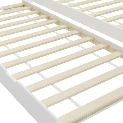 vidaXL Sofa Bed Frame | White | Pine wood, Plywood | Single/Double