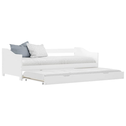 vidaXL Sofa Bed Frame | White | Pine wood, Plywood | Single/Double