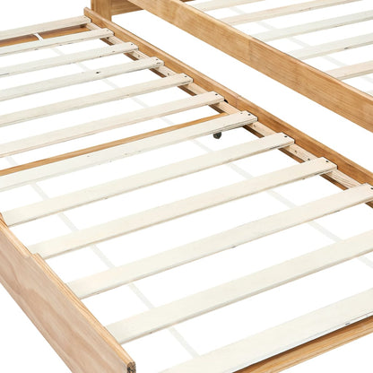 vidaXL Sofa Bed Frame | Natural Pine | Pine Wood Frame | 90 x 200 cm