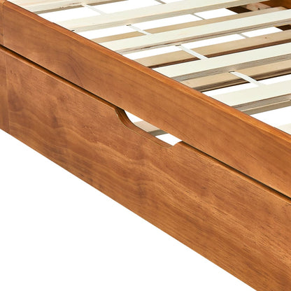 vidaXL Pull-out Sofa Bed Frame without Mattress Honey Brown 90x200 cm