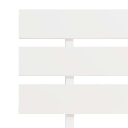vidaXL Bed Frame | White | Solid pine wood, plywood | Single |  Durable