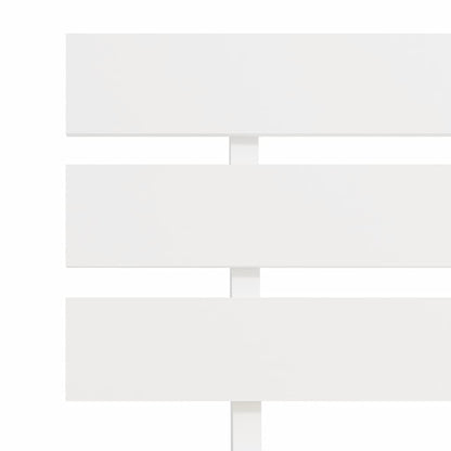 vidaXL Bed Frame | White | Solid pine wood | Double | Durable | Bed Frame
