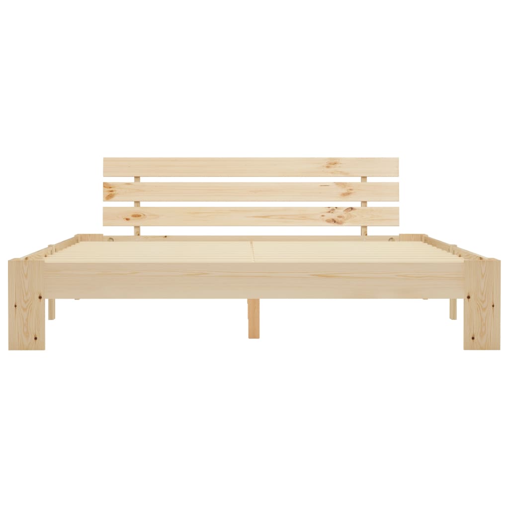 vidaXL Bed Frame without Mattress 180x200cm Solid Wood Pine