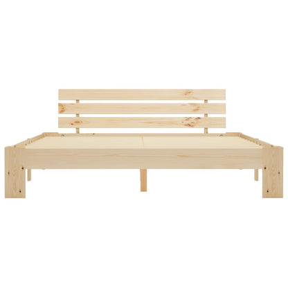 vidaXL Bed Frame without Mattress 180x200cm Solid Wood Pine