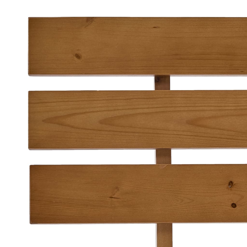 vidaXL Bed Frame without Mattress Honey Brown 100x200cm Solid Wood Pine
