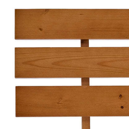 vidaXL Bed Frame | Honey Brown | Solid pine wood and plywood | Double | Sturdy