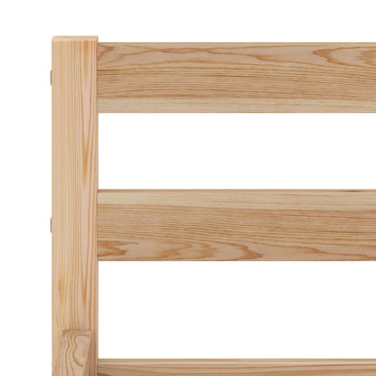 vidaXL Bed Frame without Mattress Solid Pine Wood 120x200 cm