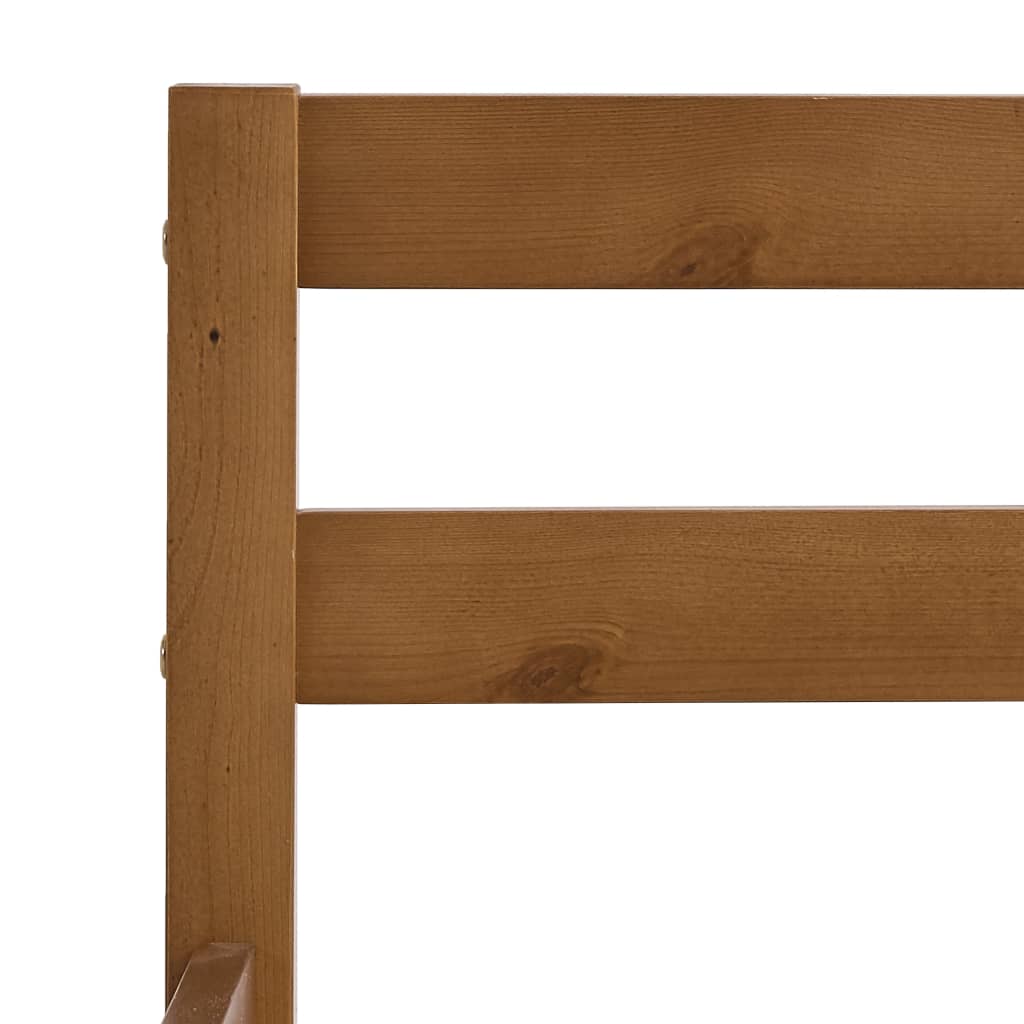 vidaXL Bed Frame | Honey Brown | Solid Pine Wood | Double | Durable | Bed Frame