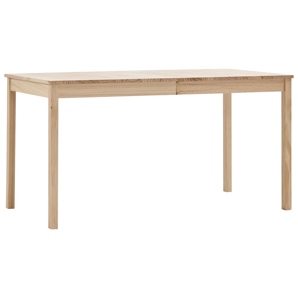 vidaXL Dining Table 140x70x73 cm Pinewood