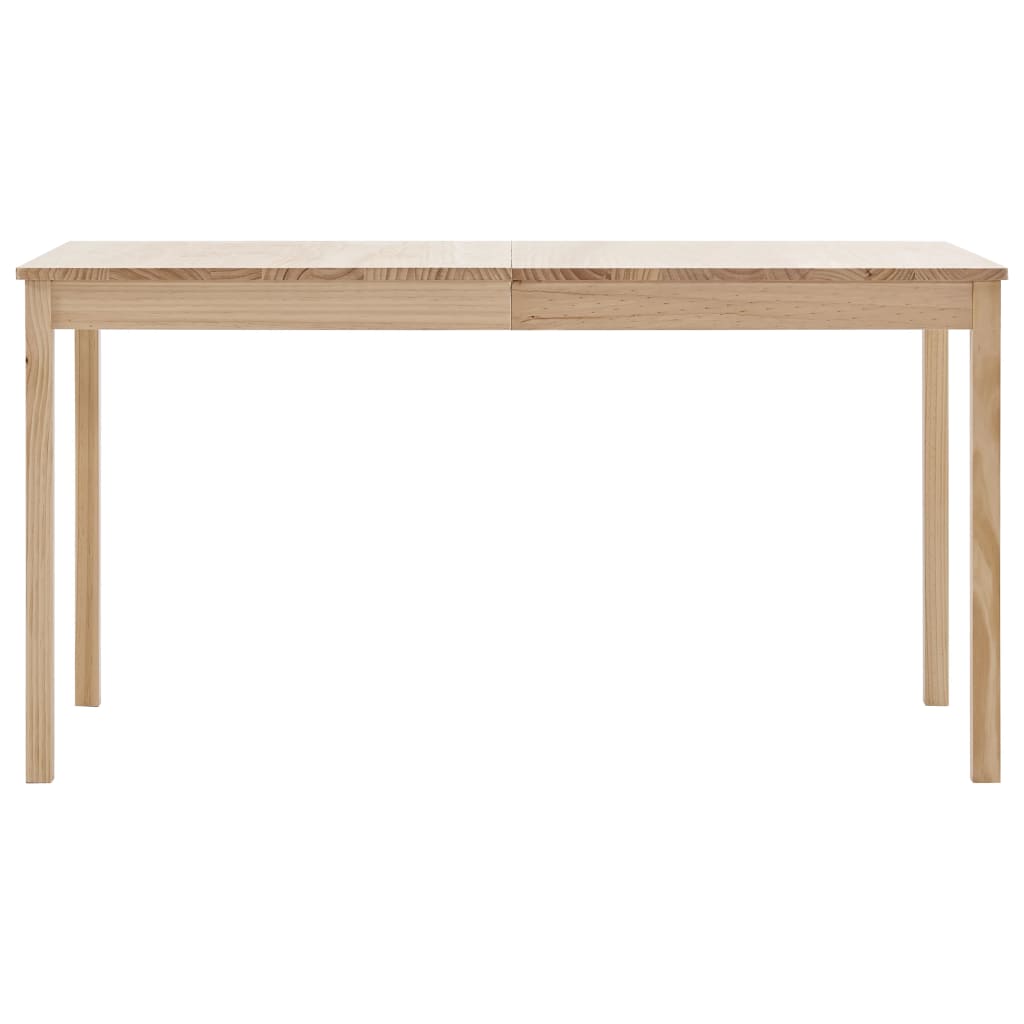 vidaXL Dining Table 140x70x73 cm Pinewood