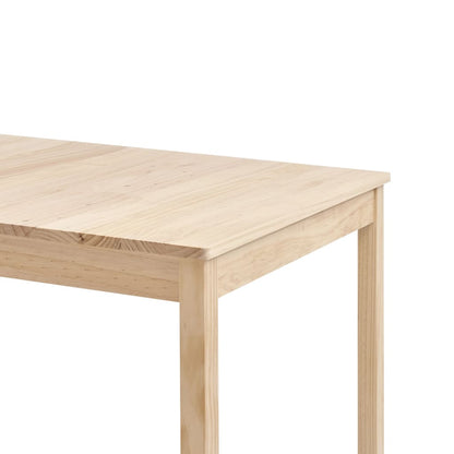vidaXL Dining Table 140x70x73 cm Pinewood