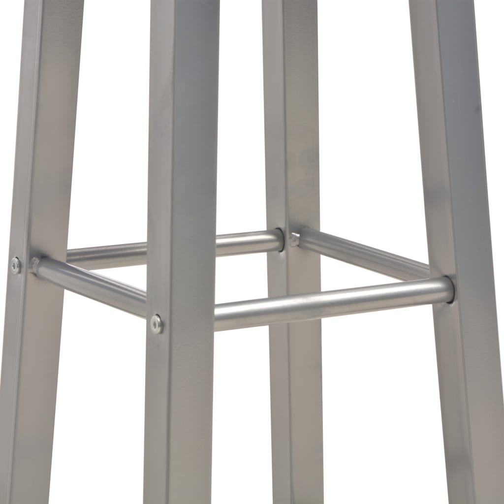 vidaXL Bar Stools 2 pcs Anthracite MDF