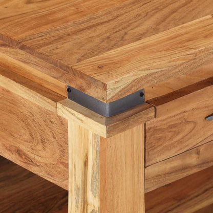 282751 vidaXL Coffee Table 110x52x45 cm Solid Acacia Wood