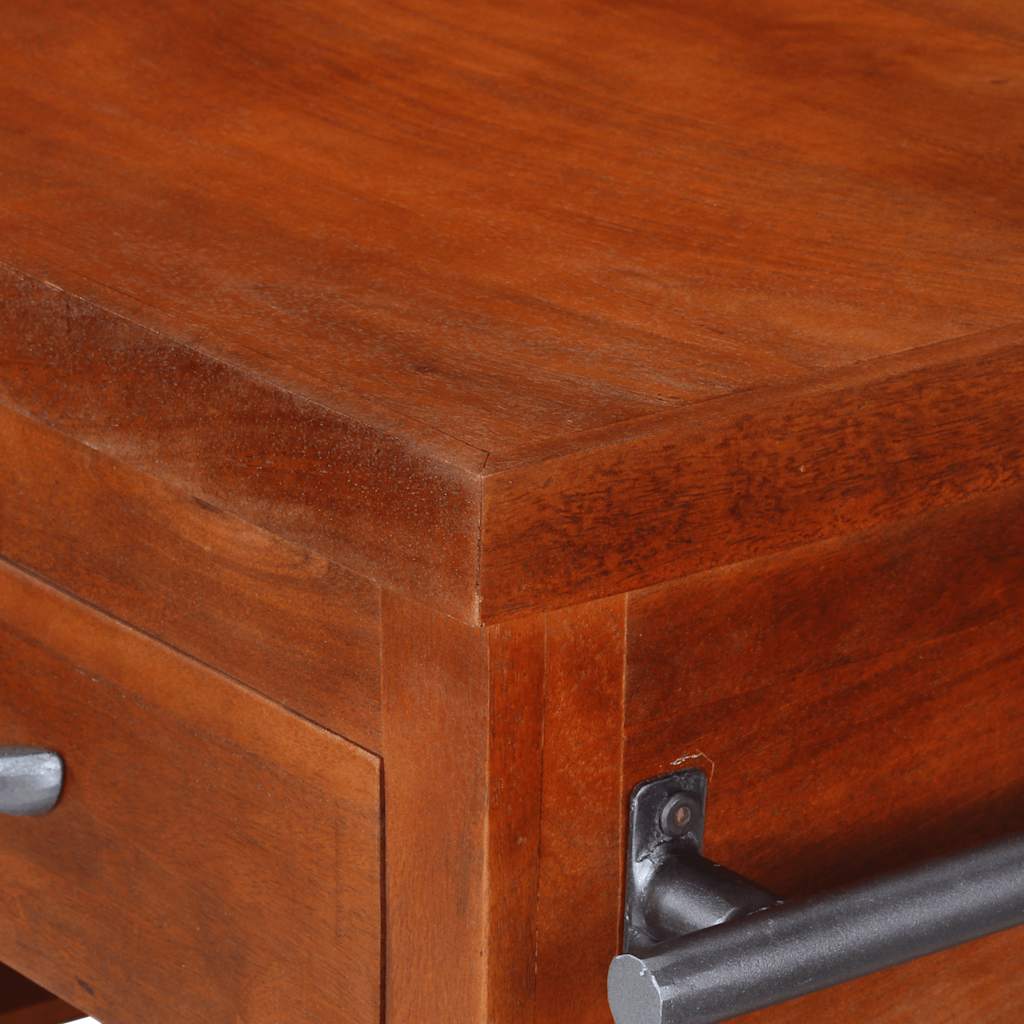 282753 vidaXL Kitchen Trolley 100x48x89 cm Solid Acacia Wood