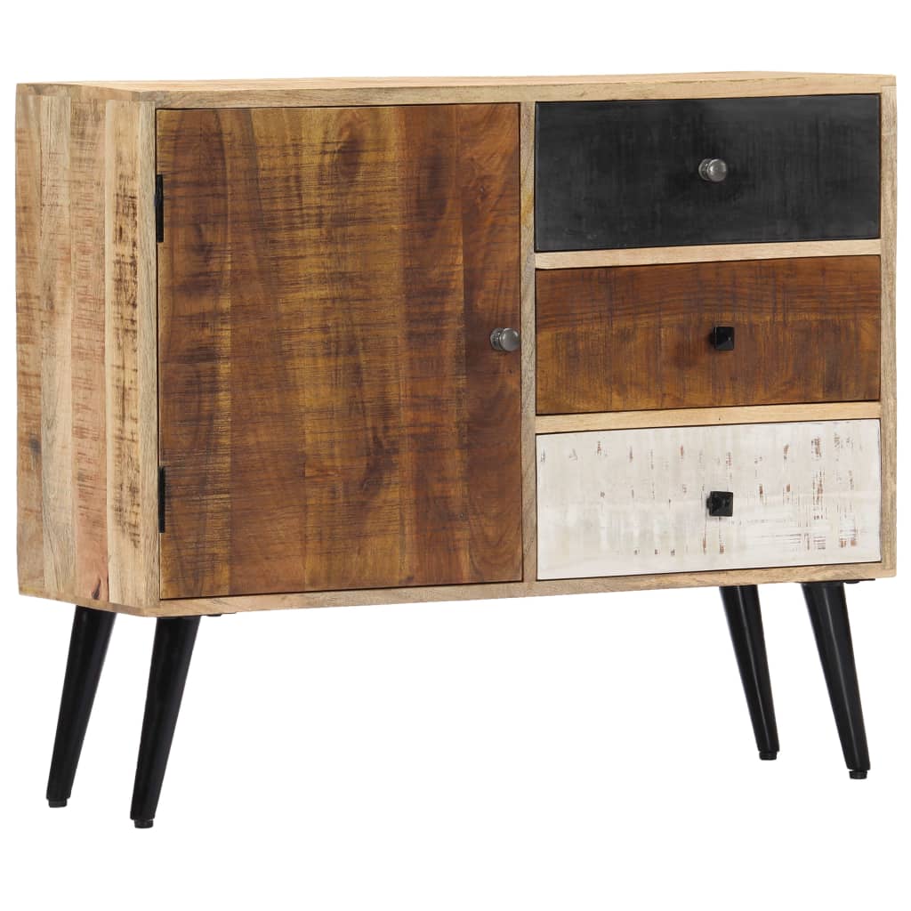 vidaXL Sideboard 88x30x73 cm Solid Mango Wood