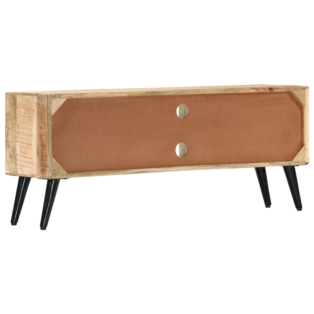 282878 vidaXL TV Cabinet 115x30x47 cm Solid Mango Wood