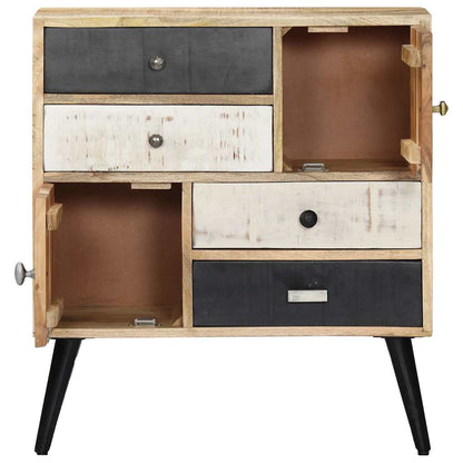 282879 vidaXL Sideboard 70x30x78 cm Solid Mango Wood