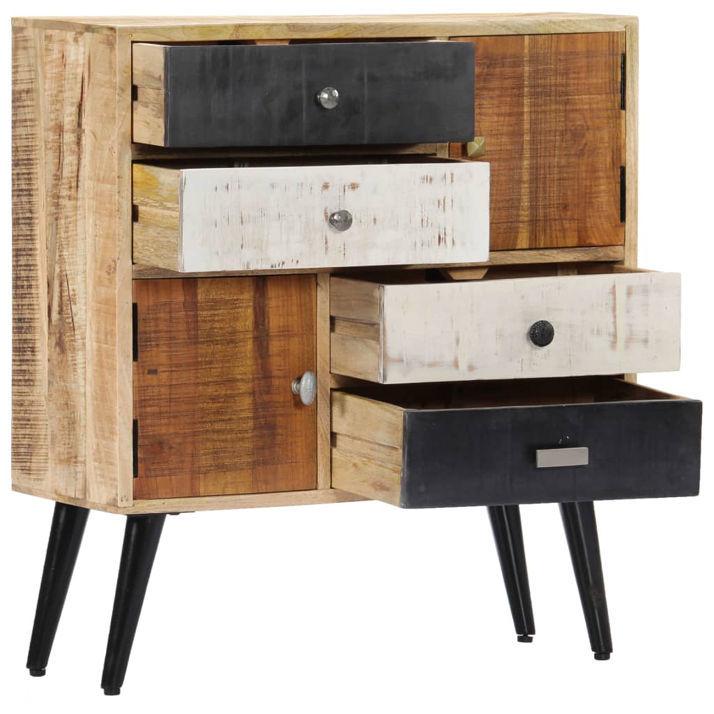 vidaXL Sideboard | Natural Mango Wood | Solid Mango Wood | Medium | Sideboard