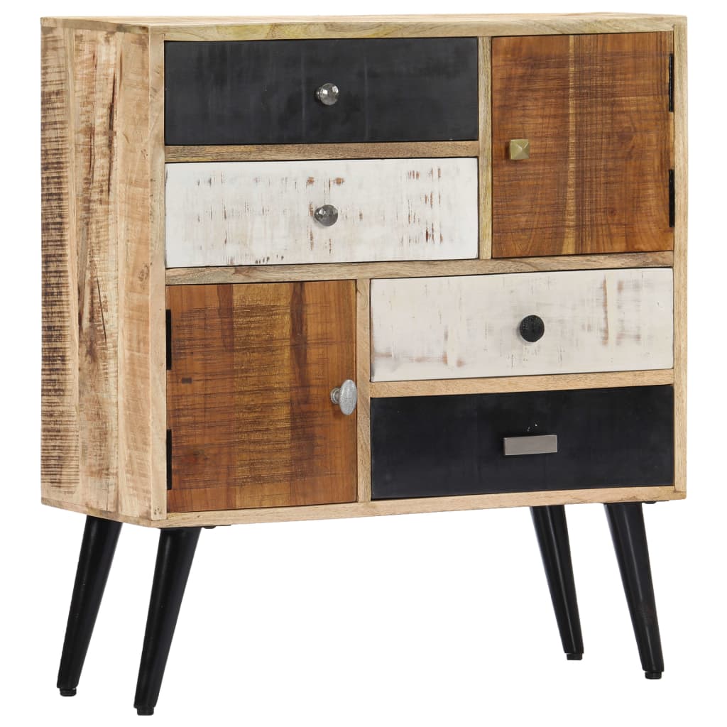vidaXL Sideboard | Natural Mango Wood | Solid Mango Wood | Medium | Sideboard